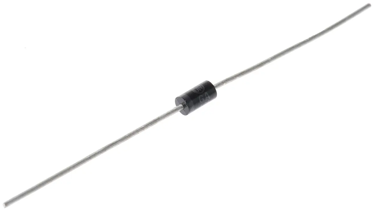 onsemi 1N4937 Durchsteckmontage Schnell erholender Gleichrichter Universal Einfach, 600 V / 1 A, 2-Pin DO-41
