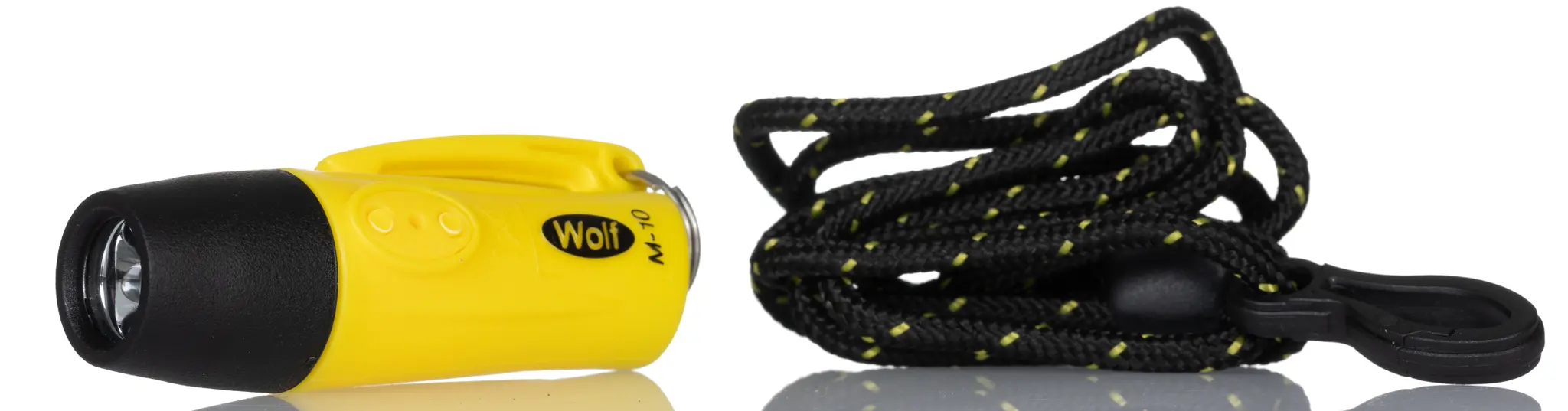 Produktfoto 1 von Wolf Safety Taschenlampe LED Gelb, 30 cd / M-10, 68 mm IECEx, ATEX-Zulassung
