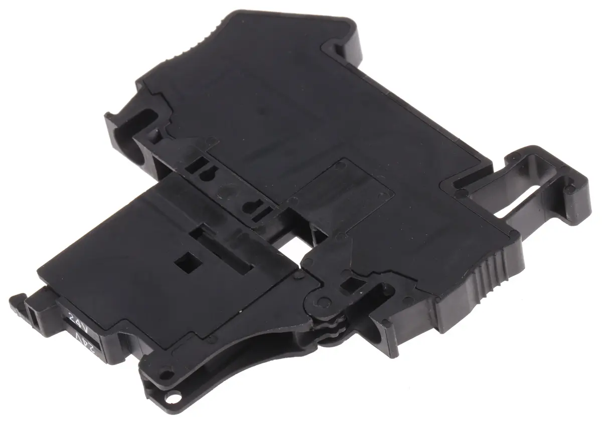 Produktfoto 1 von Phoenix Contact Clipline Reihenklemme mit Sicherungshalter 1 Schwarz, 24 V Klemme Abgesichert