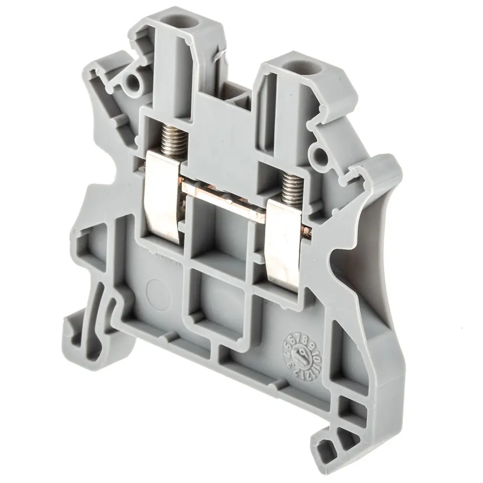 Produktfoto 1 von Phoenix Contact UT 2.5 Reihenklemme Einfach Grau, 0.14 → 4mm², 1 kV / 24A, Schraubanschluss