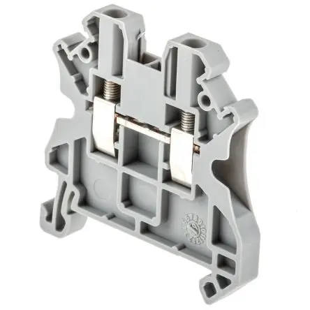 Produktfoto 1 von Phoenix Contact UT 2.5 Anschlussklemmenblock für Durchkontaktierung 1 Grau, 0.14mm², 4 mm², 1kV Schraubbefestigung ATEX