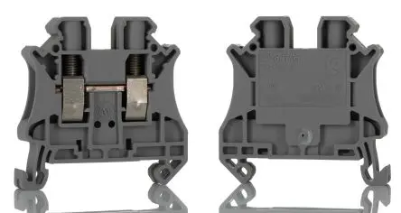 Produktfoto 1 von Phoenix Contact UT 6 Anschlussklemmenblock für Durchkontaktierung 1 Grau, 0.2mm², 10 mm², 1kV Schraubbefestigung ATEX
