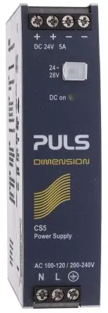 Produktfoto 1 von PULS DIMENSION DIN-Schienen Netzteil Geschalteter Modus 240V ac AC / 5 A 28V dc DC 120 W