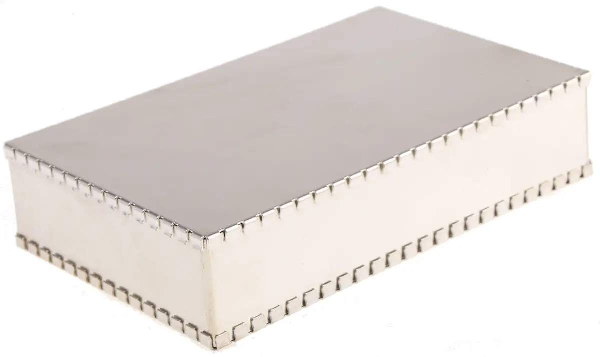 Produktfoto 1 von Perancea PLF Leiterplattengehäuse, Verzinnter Stahl 160 mm, 100 mm 35 mm