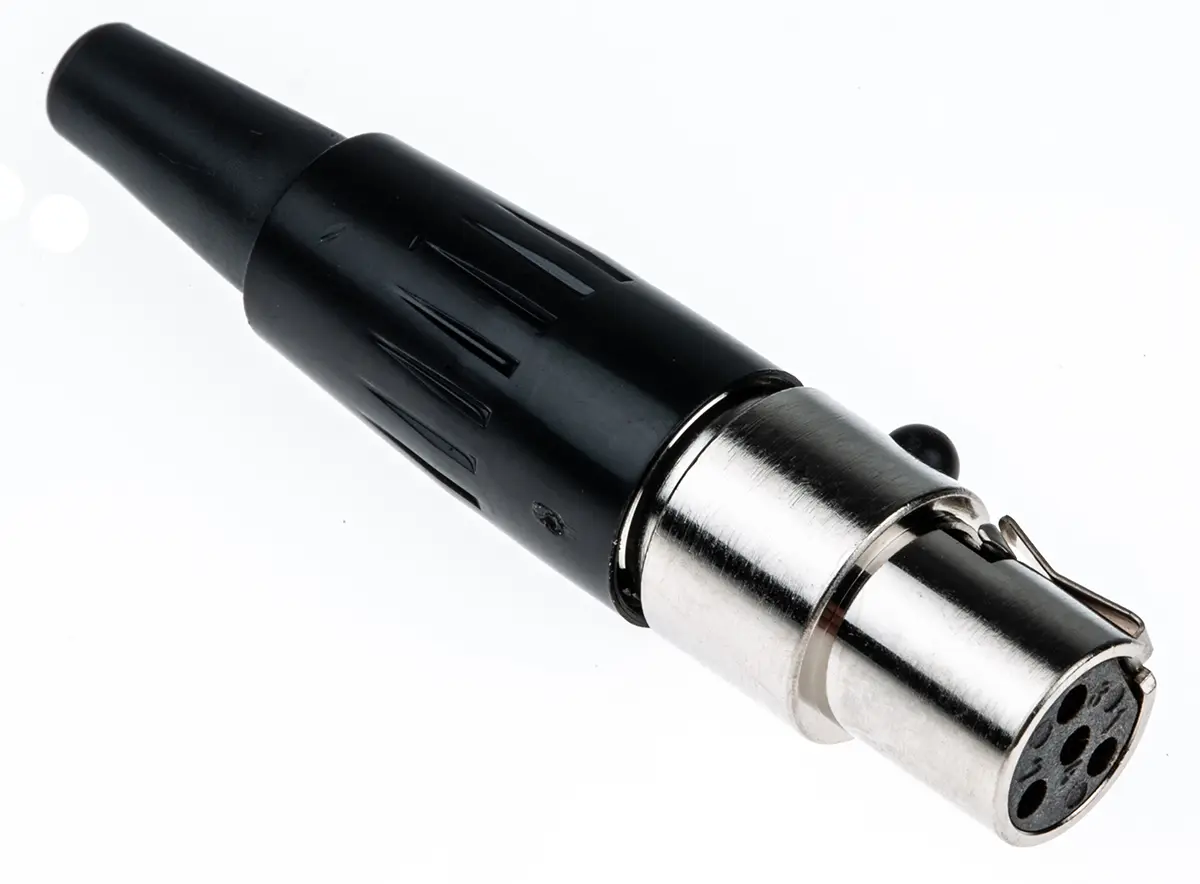 Produktfoto 1 von Switchcraft Gerade 4-polig Kabel Buchse Silber XLR-Steckverbinder, 125 V ac