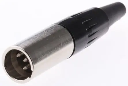 Produktfoto 1 von Switchcraft Gerade 4-polig Kabel Stecker Silber XLR-Steckverbinder, 125V