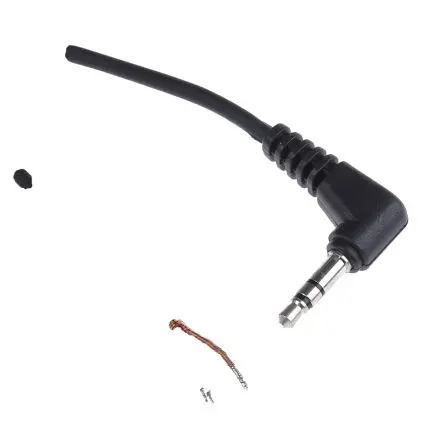 Produktfoto 1 von Switchcraft 36HR Hilfskabel, 3,5 mm Stereobuchse / Nicht abgeschlossen Stecker Schwarz