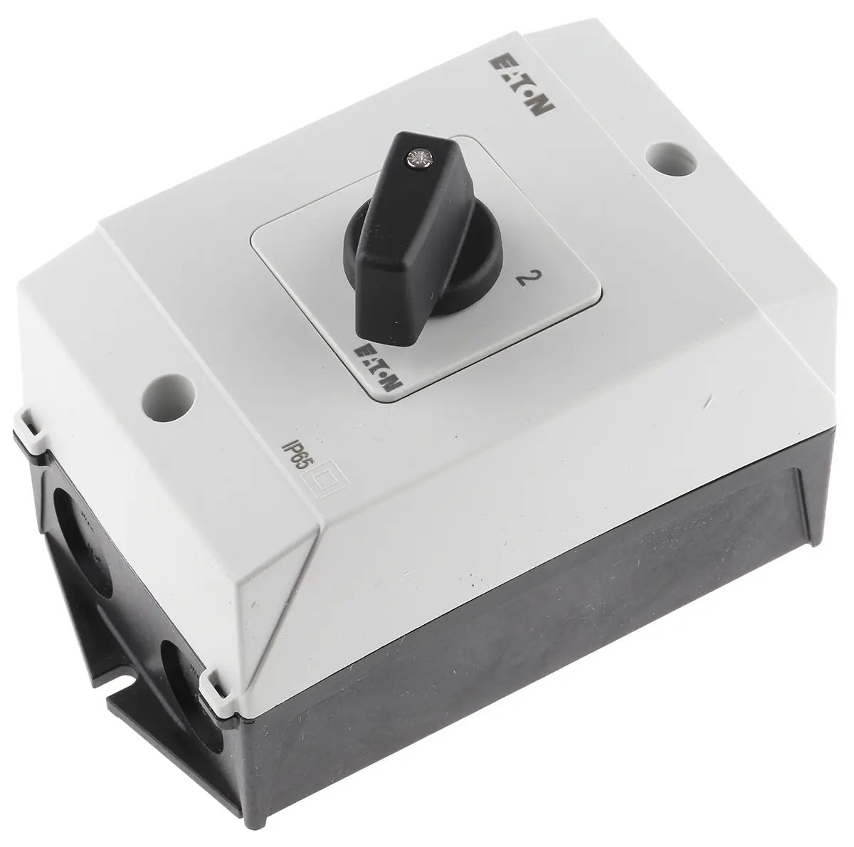Produktfoto 1 von Eaton T0-1 Trennschalter 1-polig Oberfläche 20A 6.5 kW Schwarz IP65 1-phasig