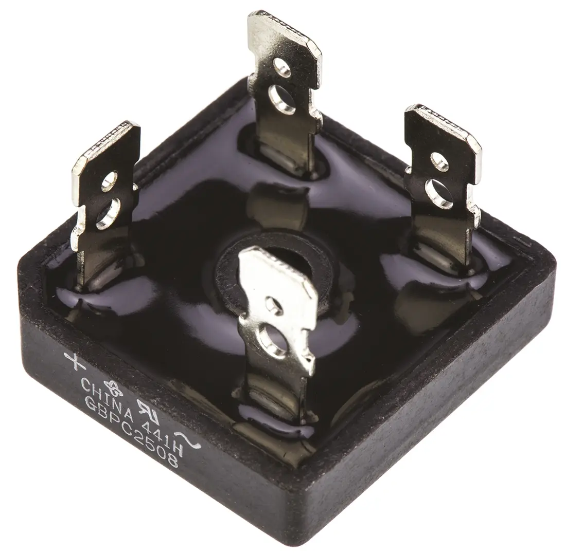 Produktfoto 1 von Vishay Brückengleichrichter 800 V 300 A Schraubanschlussklemme 1.1 V GBPC Einfach 4-Pin 5 μA