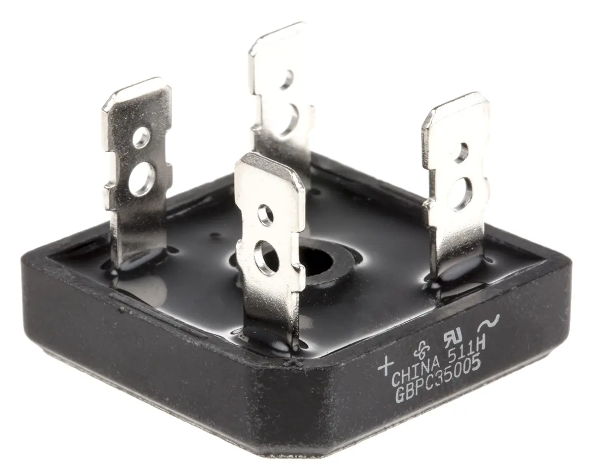 Produktfoto 1 von Vishay Brückengleichrichter 50 V 400 A Schraubanschlussklemme 1.1 V GBPC Einfach 4-Pin 5 μA