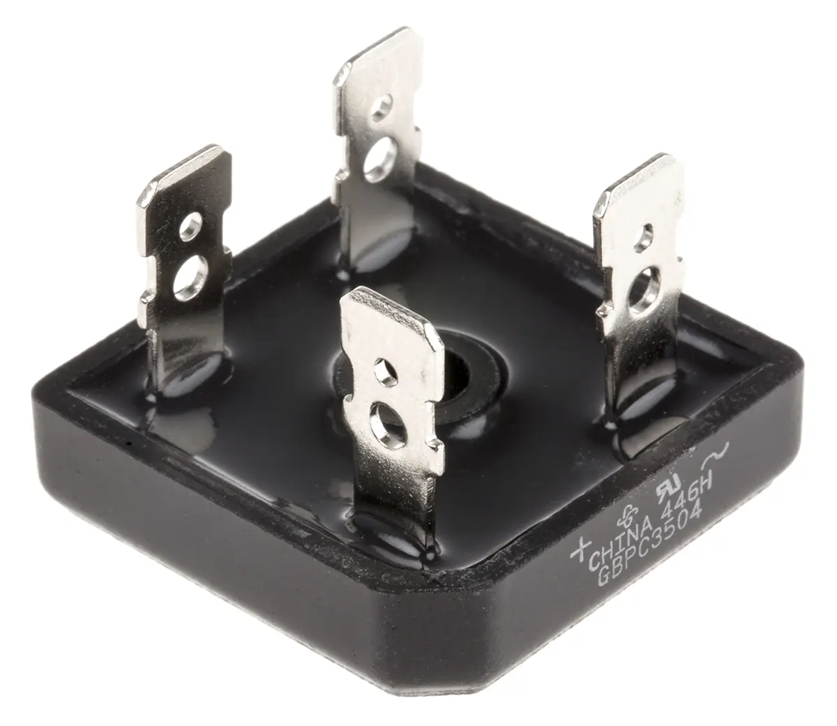 Produktfoto 1 von Vishay Brückengleichrichter 400 V 400 A Schraubanschlussklemme 1.1 V GBPC Einfach 4-Pin 5 μA