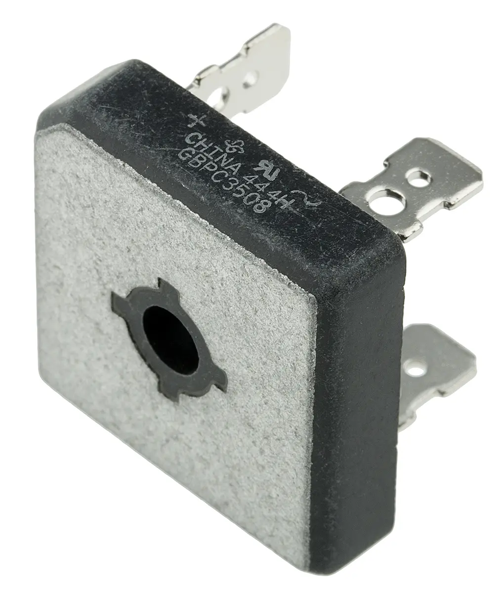 Produktfoto 1 von Vishay Brückengleichrichter 800 V 400 A Schraubanschlussklemme 1.1 V GBPC Einfach 4-Pin 5 μA