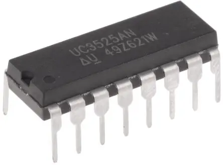 Produktfoto 1 von Texas Instruments PWM-Controller 400 kHz 35V 5.2V 4 mA 16-Pin 400 mA PDIP 2-Ausg.