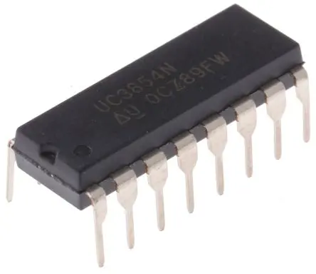 Produktfoto 1 von Texas Instruments Leistungsfaktor-Vorreglerschaltkreis-IC 1.5 mA 118 kHz Quelle 14 μA max. 35V 16-Pin 10 mA PDIP