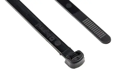 Produktfoto 1 von Legrand Colring Nylon 6.6 Kabelbinder Nicht lösbar Schwarz 7.6mm x 360 mm