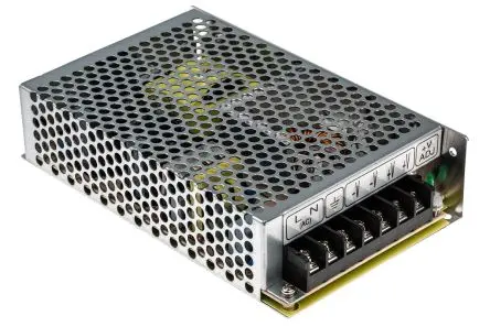 Produktfoto 1 von MEAN WELL RS100 Schaltnetzteil 1-Ausg. 12V dc 102 W, Chassis 370 V dc, 264V ac 8.5A