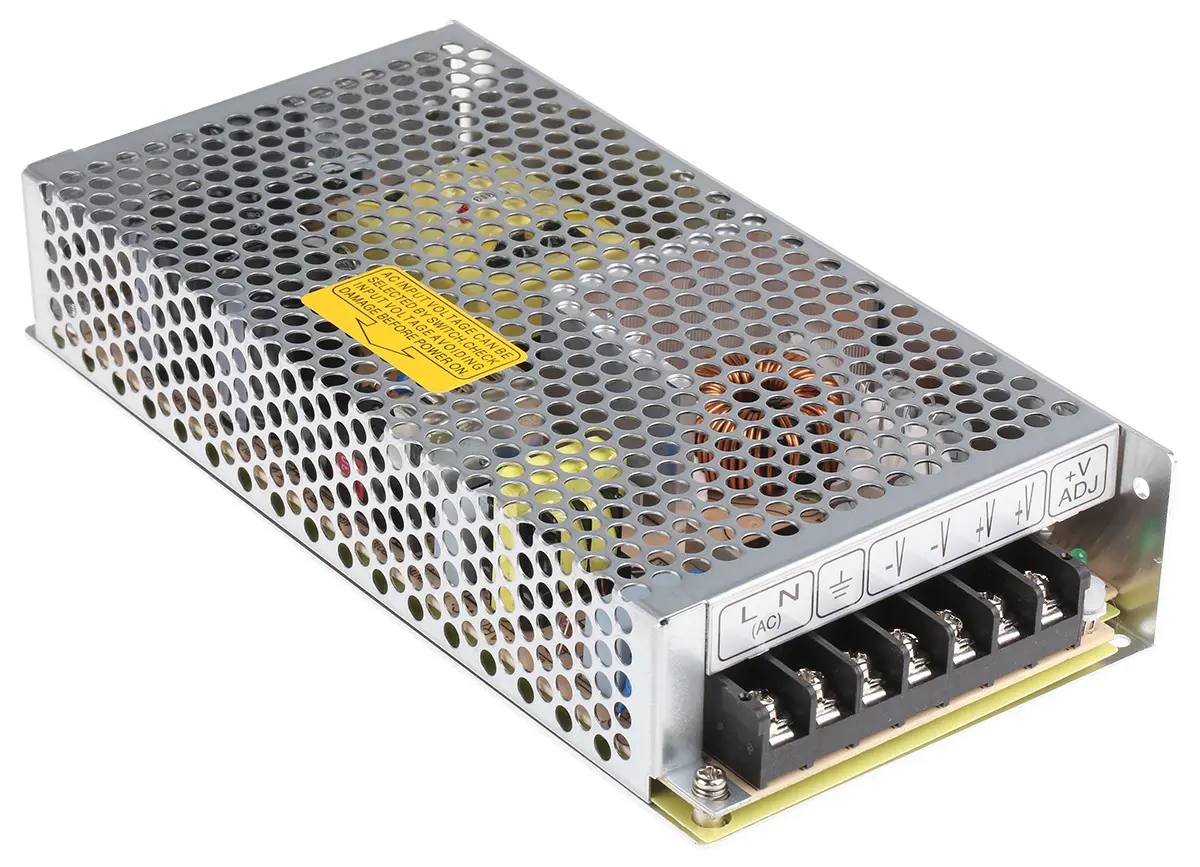 Produktfoto 1 von MEAN WELL Schaltnetzteil, 24V dc / 6.5A 156W 176 → 264 V ac, 248 → 373 V dc, 88 → 132 V ac