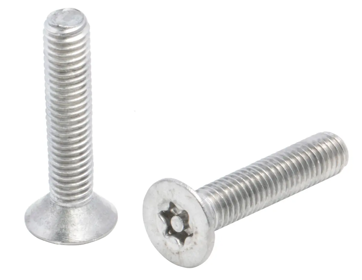 Produktfoto 1 von RS PRO Sicherheitsschraube Sicherheits Innensechskant Flach, Edelstahl glatt x 25 mm