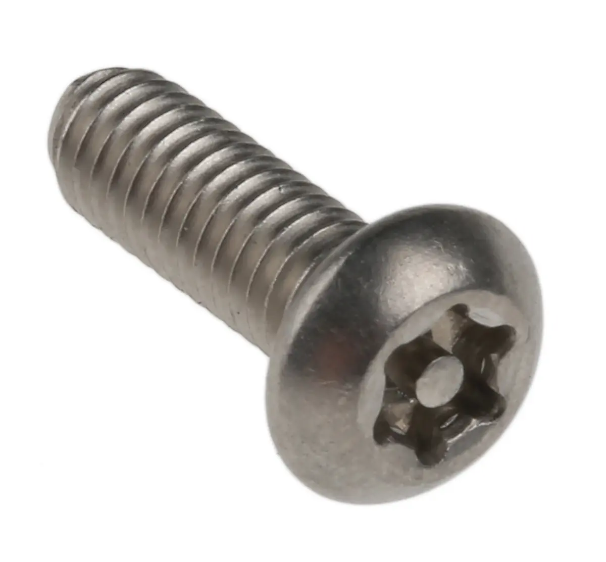 Produktfoto 1 von RS PRO Sicherheitsschraube Sicherheits Innensechskant Taste, Edelstahl glatt x 12 mm