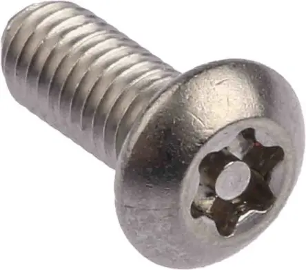Produktfoto 1 von RS PRO Sicherheitsschraube Sicherheits Innensechskant Taste, Edelstahl glatt, M5 x 12 mm