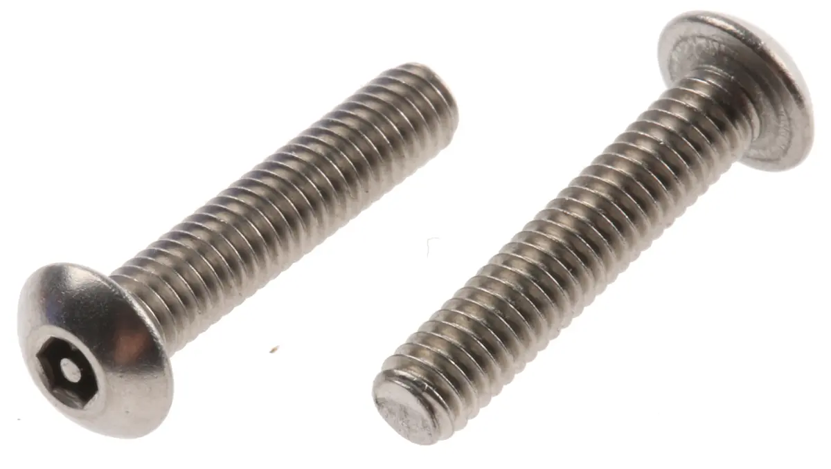 Produktfoto 1 von RS PRO Sicherheitsschraube Sicherheits Innensechskant Taste, Edelstahl glatt x 20 mm