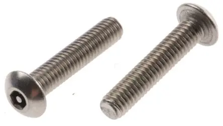 Produktfoto 1 von RS PRO Sicherheitsschraube Sicherheits Innensechskant Taste, Edelstahl glatt, M4 x 20 mm