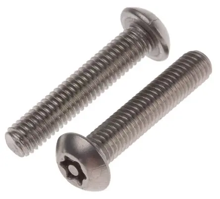 Produktfoto 1 von RS PRO Sicherheitsschraube Sicherheits Innensechskant Taste, Edelstahl glatt, M5 x 25 mm