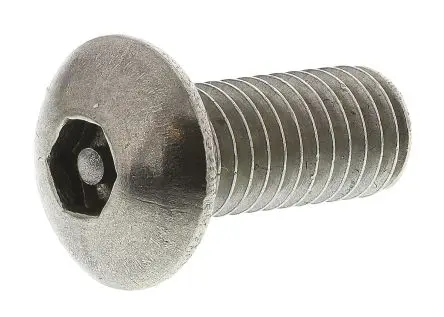 Produktfoto 1 von RS PRO Sicherheitsschraube Sicherheits Innensechskant Taste, Edelstahl glatt, M5 x 12 mm