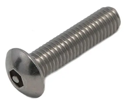 Produktfoto 1 von RS PRO Sicherheitsschraube Sicherheits Innensechskant Taste, Edelstahl glatt, M5 x 20 mm