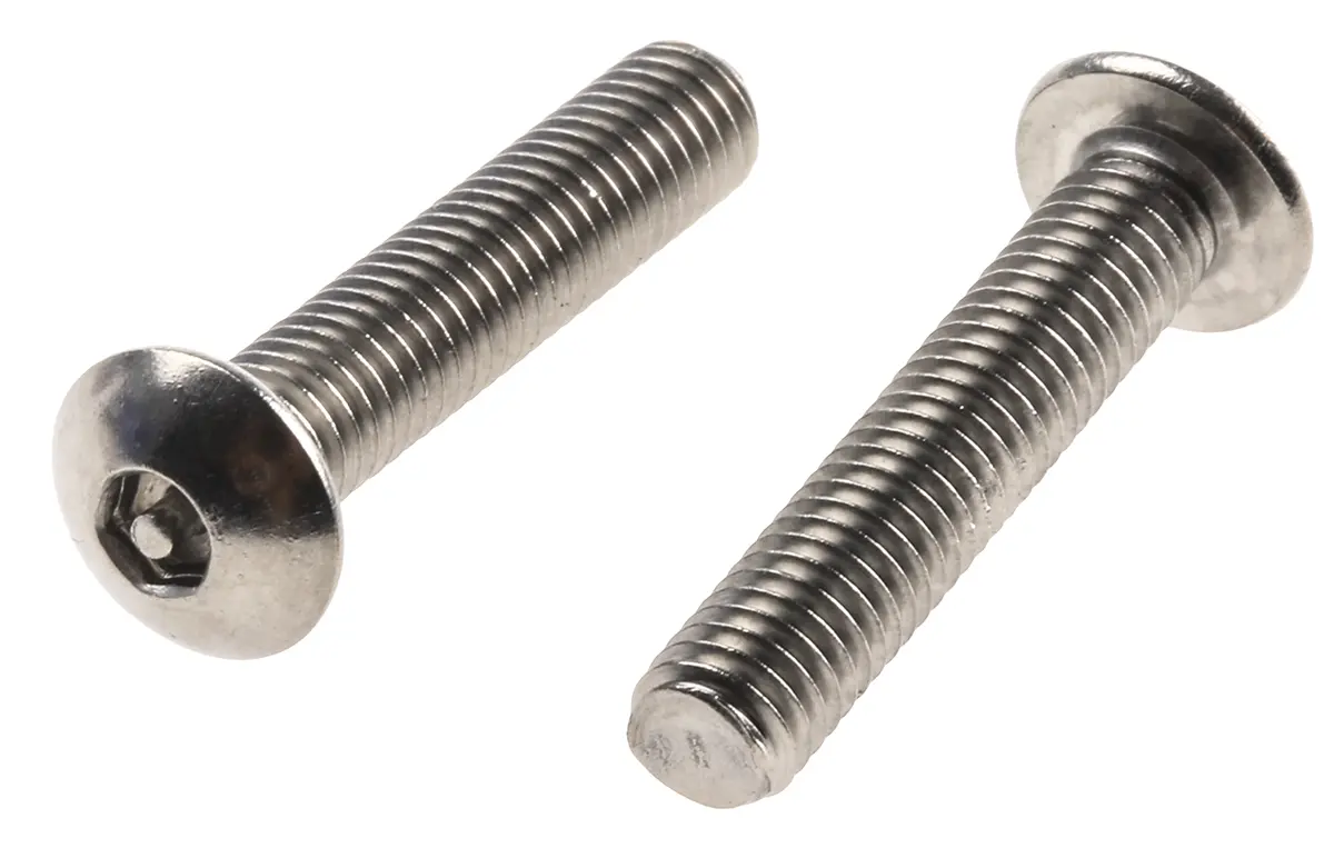 Produktfoto 1 von RS PRO Sicherheitsschraube Sicherheits Innensechskant Taste, Edelstahl glatt x 25 mm