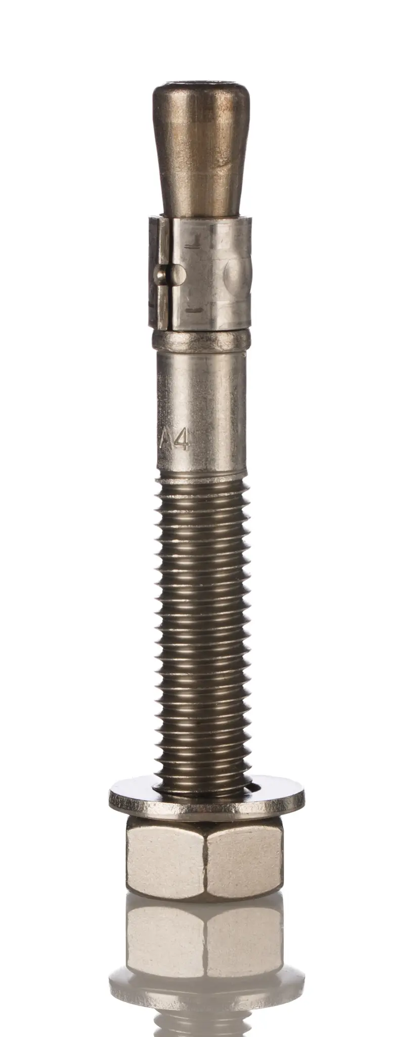 Produktfoto 1 von RS PRO Maueranker M12 x 105 mm Stärke 10 mm max. Edelstahl 12 mm