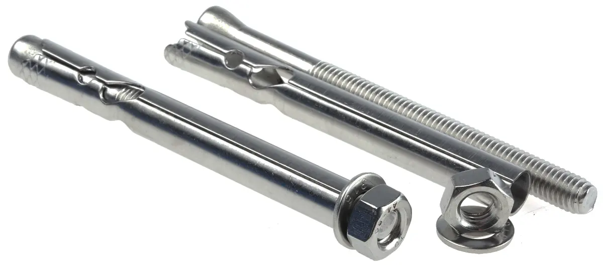 Produktfoto 1 von RS PRO Maueranker x 100 mm Stärke 60 mm max. Edelstahl 10 mm