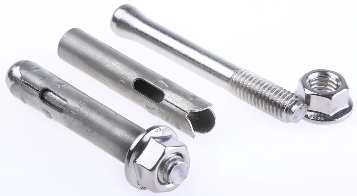 Produktfoto 1 von RS PRO Maueranker x 75 mm Stärke 22 mm max. Edelstahl 12 mm