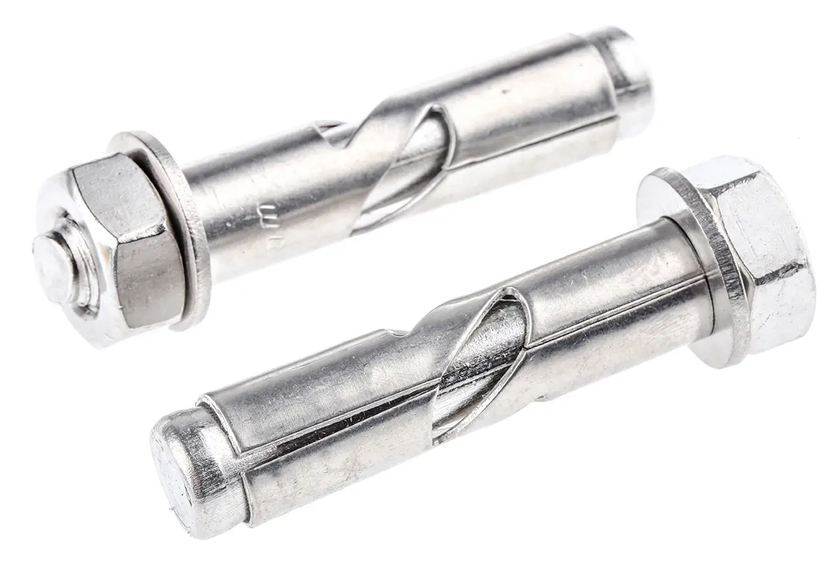 Produktfoto 1 von RS PRO Maueranker x 60 mm Stärke 10 mm max. Edelstahl 12 mm