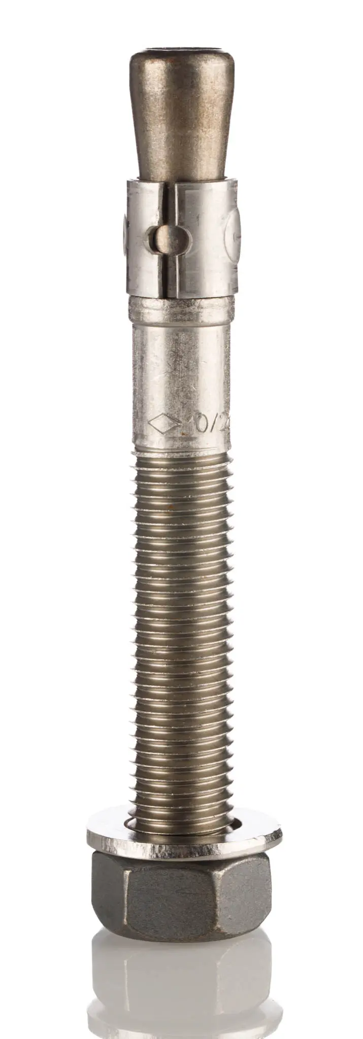 Produktfoto 1 von RS PRO Ankerschraube M16 x 130 mm Stärke 10 mm max. Edelstahl 16 mm