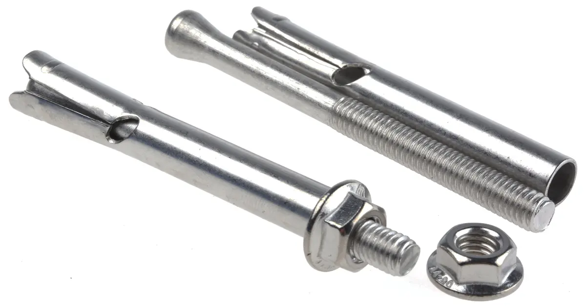 Produktfoto 1 von RS PRO Maueranker x 65 mm Stärke 30 mm max. Edelstahl 8 mm