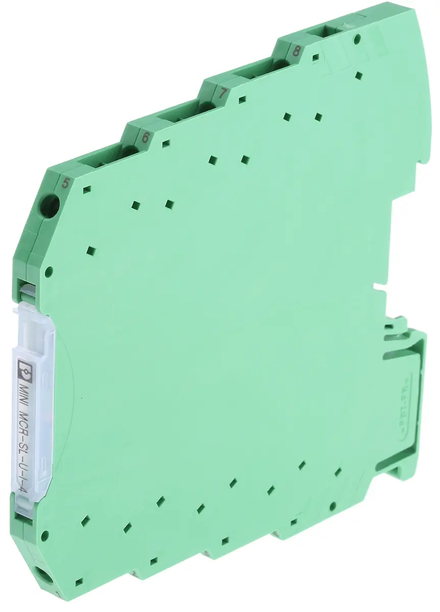 Produktfoto 1 von Phoenix Contact Serie 3RS70 Signalwandler 24 V, Spannung 0 to 10 V EIN / Strom 4 to 20 mA AUS DIN-Hutschiene, ATEX