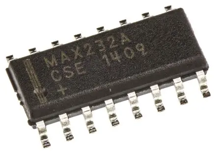Produktfoto 1 von Maxim Integrated Leitungstransceiver Wandler, Leitungstreiber, Treiber CMOS/TTL CMOS Invertierer 16-Pin SOIC