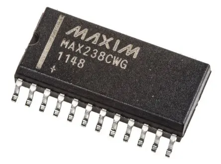 Produktfoto 1 von Maxim Integrated Leitungstransceiver Leitungstreiber, Treiber, Wandler CMOS/TTL CMOS Invertierer 24-Pin SOIC