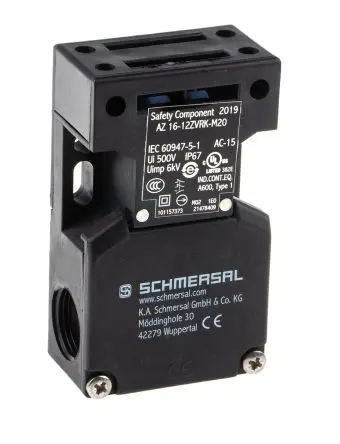 Produktfoto 1 von Schmersal AZ16 Sicherheits-Verriegelungsschalter Mit Schlüssel Verriegelung 1 Schließer Glasfaserverstärkter Kunststoff