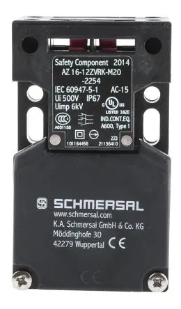 Produktfoto 1 von Schmersal AZ16 Sicherheits-Verriegelungsschalter Mit Schlüssel Verriegelung 1 Schließer Glasfaserverstärkter Kunststoff