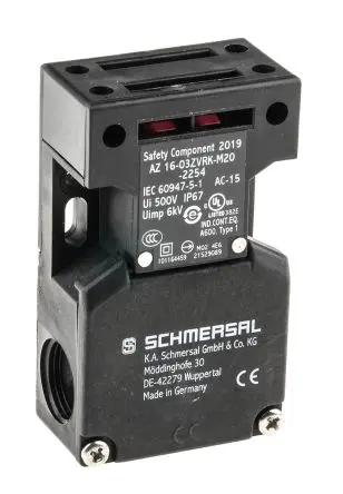 Produktfoto 1 von Schmersal AZ16 Sicherheits-Verriegelungsschalter Mit Schlüssel Verriegelung Betätiger inklusive 3 Öffner