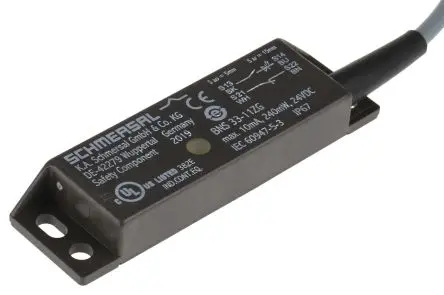 Produktfoto 1 von Schmersal BNS33 Magnetisch Kabel Berührungsloser Sicherheitsschalter aus Kunststoff, Schließer (NO), Öffner,