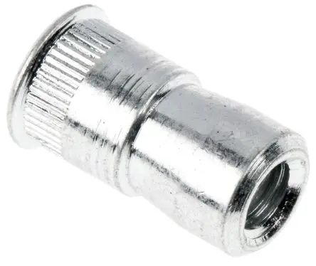 Produktfoto 1 von POP Passiviert, verzinkt Gewindeeinsatz Edelstahl, Flansch-Ø 5.36 mm, 5.36 mm, für Tafelstärken von 4.72 mm, für