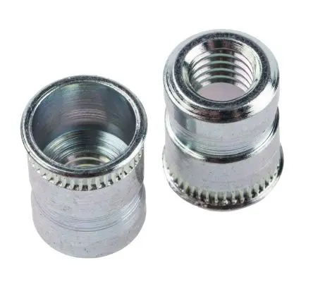 Produktfoto 1 von POP Passiviert, verzinkt Gewindeeinsatz Edelstahl, Flansch-Ø 10.16 mm, 10.16 mm, für Tafelstärken von 4.72 mm, für