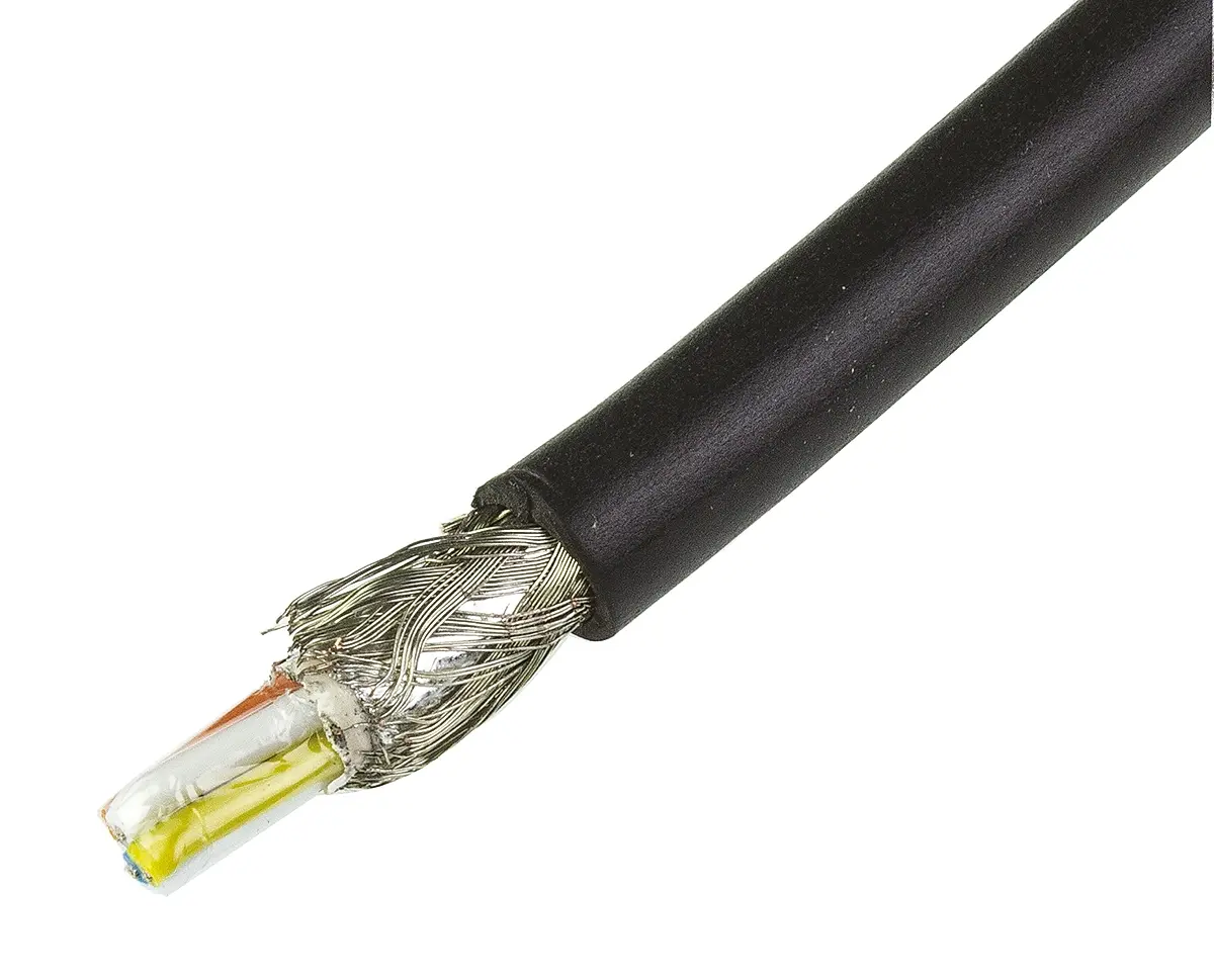 HARTING Cat.5 Ethernet-Kabel, 100 m, Schwarz 4 Abgeschirmt Geschirmt, Aussen ø 6.5 mm Außen-ø , Polyvinylchlorid