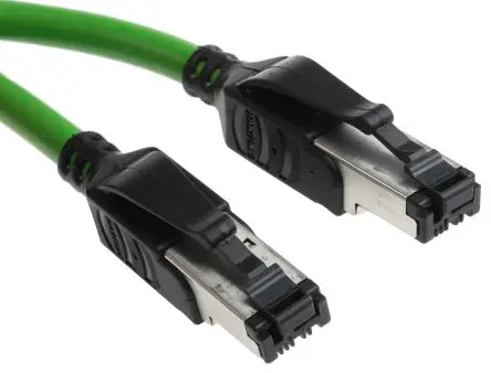 Produktfoto 1 von HARTING Cat.5 Ethernet-Kabel, 20 m, Grün U/FTP Stecker, A RJ45 Stecker, B RJ45, Polyvinylchlorid