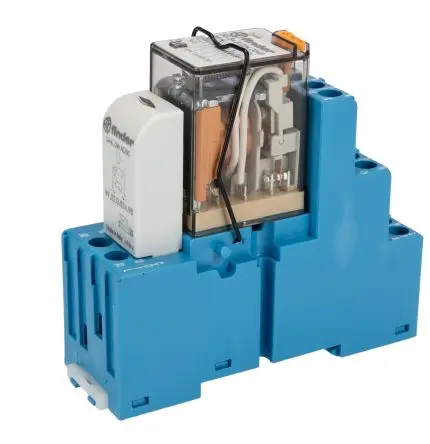 Produktfoto 1 von Finder 58 Interface Relais 24V ac, 4-poliger Schließer DIN-Hutschiene 53mA