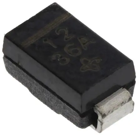 Produktfoto 1 von Vishay Zenerdiode Einfach 1 Element/Chip Oberfläche 12 V 10 % / 1 W max, DO-214AC 2-Pin
