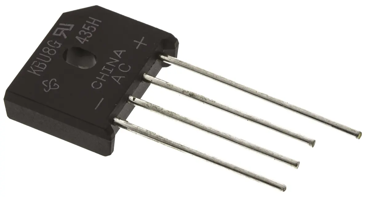 Vishay Brückengleichrichter 400 V 300 A Durchsteckmontage 1 V KBU Einfach 4-Pin 10 μA